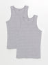 LC Waikiki U-Neck Cotton Men's Tank Tops 2 Pack
